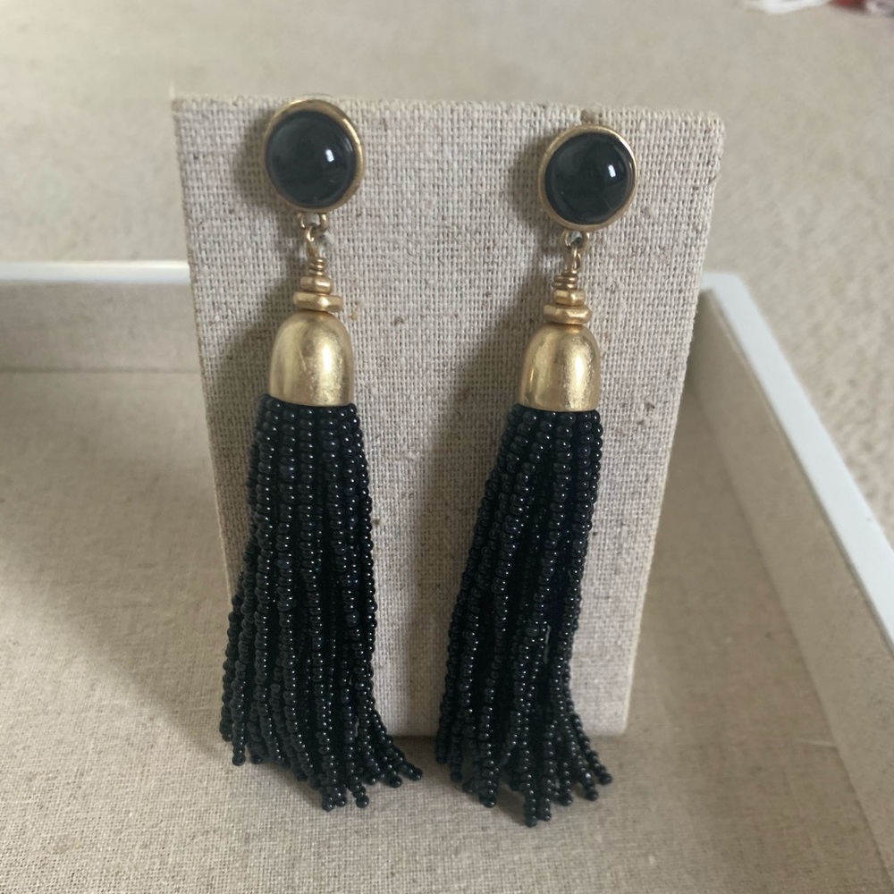 Stella & Dot tassel earrings